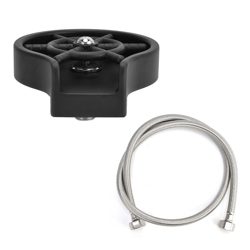 Kitchen Sink Glass Rinser High Pressure Automatic Cup Washer Cleaner