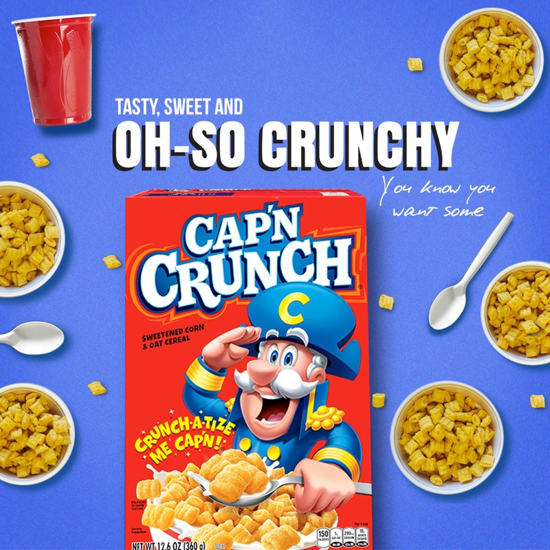 Cap'n Crunch Cereal, Cinnamon, Original & Crunch Berries Variety Pack