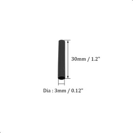 300PCS Heat Shrink Tubing,3mm / 1/8" Dia, 30mm / 1.2" Long,Industrial Heat-Shrink Tubing for Wires Wrap Sleeve, 2:1 Marine Grade Waterproof Small Heat Shrink Tube Wrap (Black 3mm)