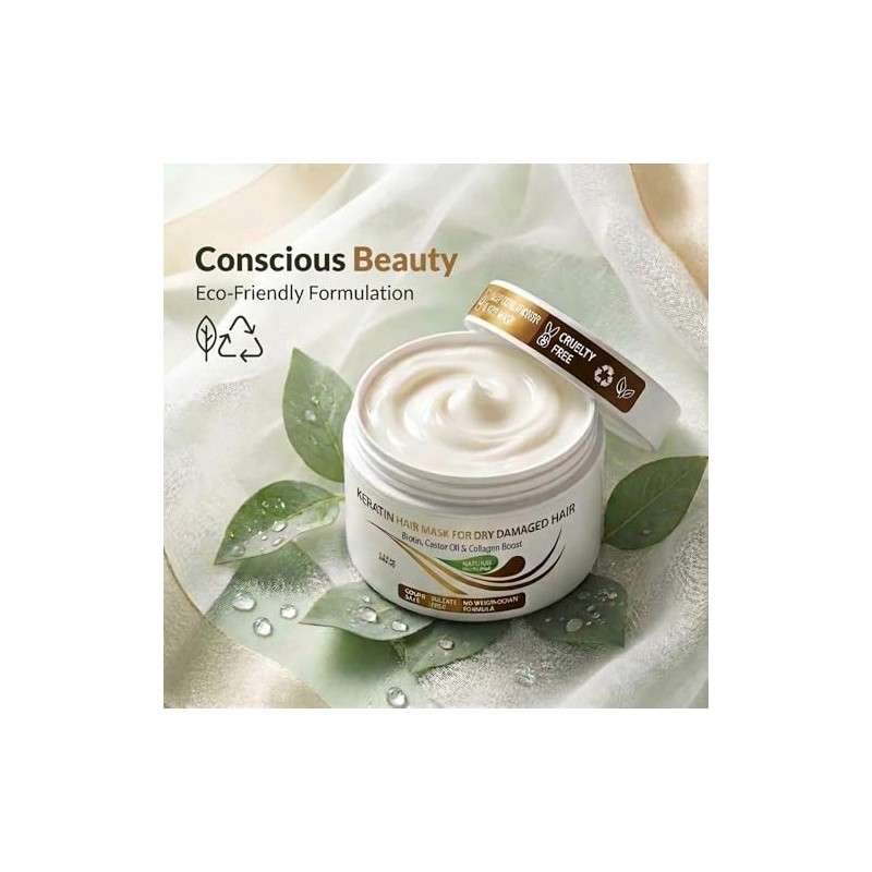 Vitamins Keratin Hair Mask Deep Conditioner - Thin Fine Hair
