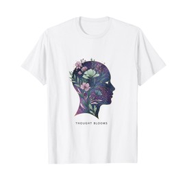 Thought Blooms Artistic Profile Ethereal Botanical Cosmic Im T-Shirt