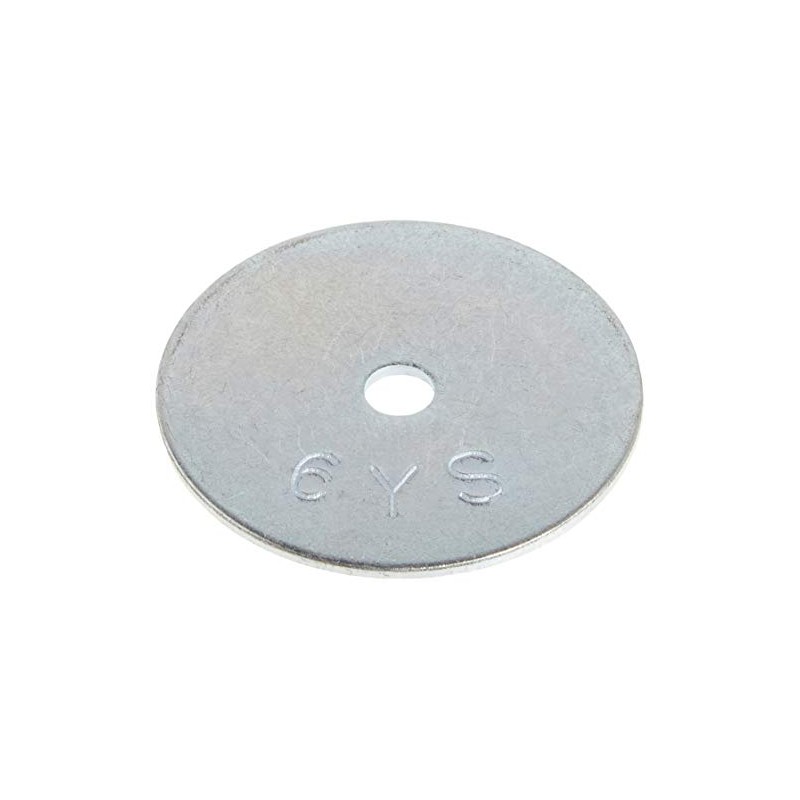 Hard-to-Find Fastener 014973454791 Fender Washer, 1/4 x 2, 15, Silver