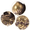iplusmile 1Pc Mini Monkey Shape Copper Ornament Cute Desktop Decor