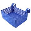 Pool Hanging Storage Basket Adjustable Support Rods Removable Toy Basket