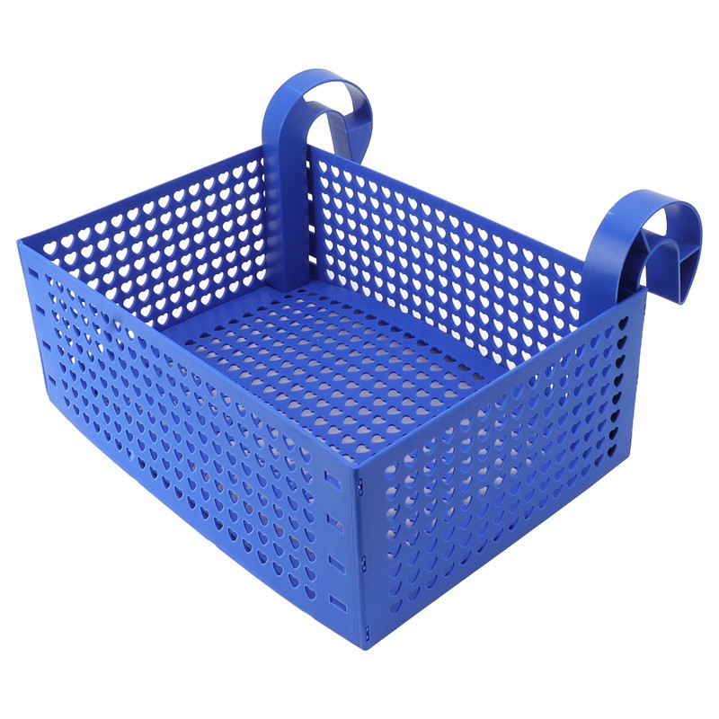 Pool Hanging Storage Basket Adjustable Support Rods Removable Toy Basket