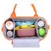 SLAKOP Universal Stroller Organizer with Double Bottle Holder, Fits For