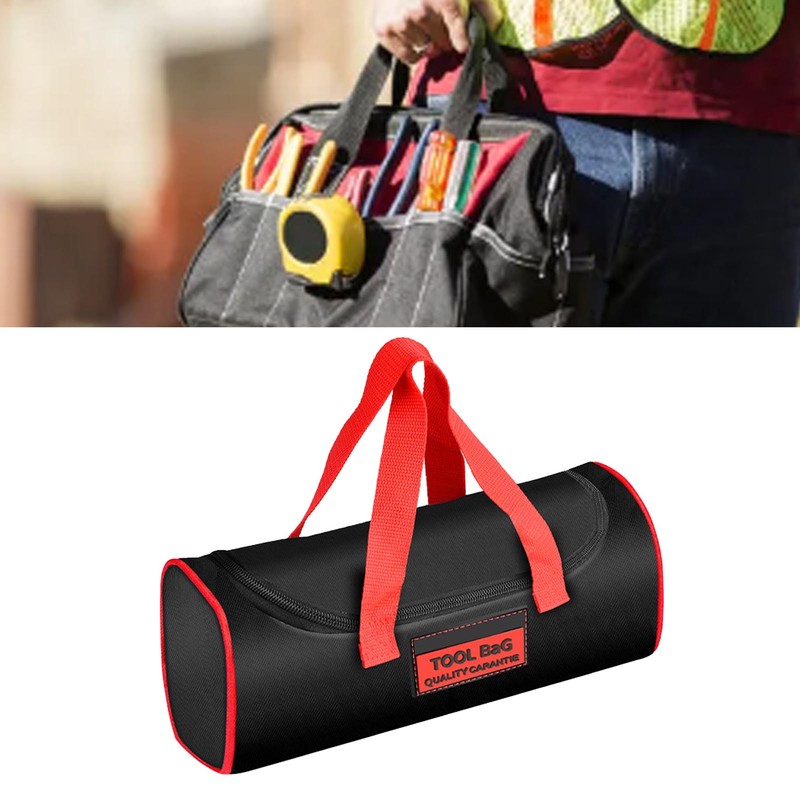 Tool Bag Canvas Multi Compartments Wear Resistant Strong Handle Portable