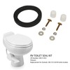 RV Toilet Seal Kit 385311652 Reliable Flush Seal Mounting Hardware