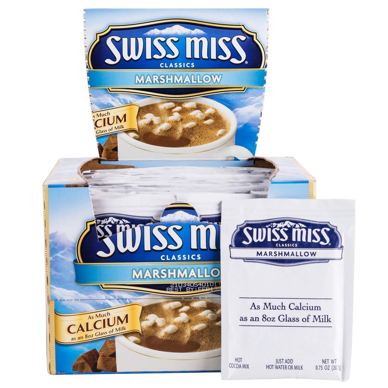 Swiss Miss 635937 Swiss Miss Marshmallows Cocoa 0.73 Oz. 50/Box