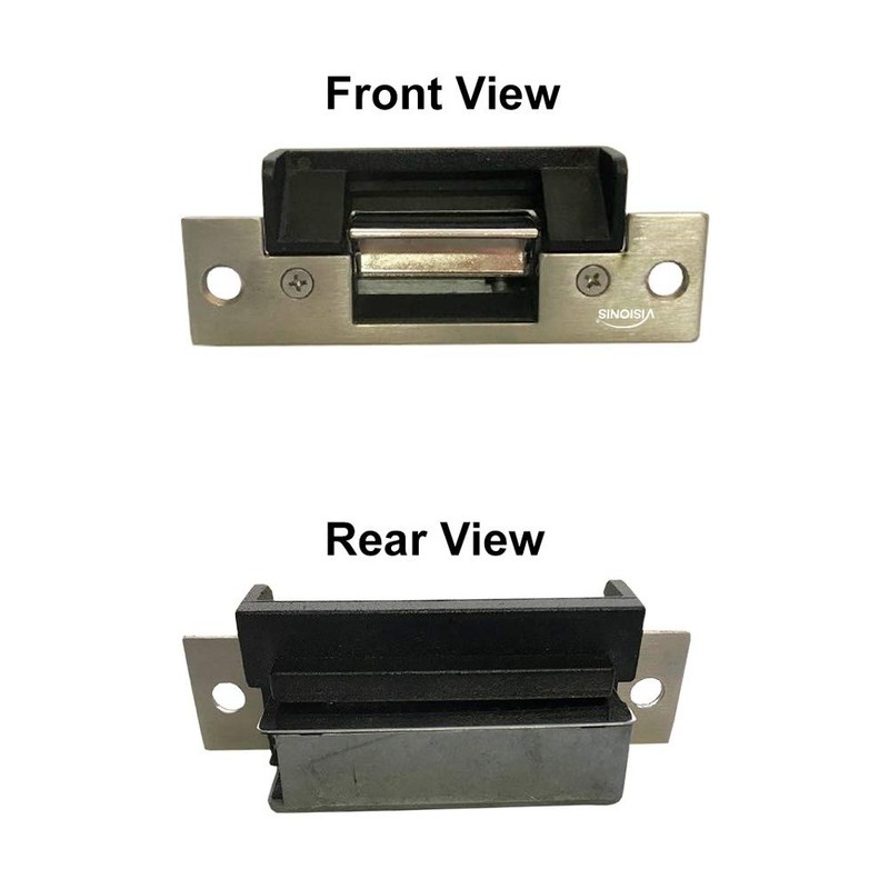 Visionis FPC-5393 VIS-EL103-FSE 770lbs Electric Door Strike Lock for Wood
