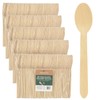 Pack of 500 Disposable Wooden Cutlery Party Picnic Tableware Eco
