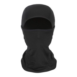 SHSHbuy Balaclava, camo face mask, ski mask, motorcycle mask, neck gaiter, UV protection, balaclavas for men, women, motorcycle, cycling, sports, black