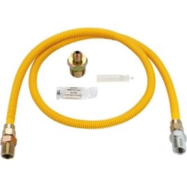SMART CHOICE 4 Feet long 3/8 inch Coated Gas Dryer Connector BRAND NEW In Box Pack of 1