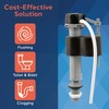 PlumbCraft Echo-friendly Adjustable Flush Toilet Fill Valve Assembly 7030711, Toilet