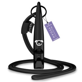 STUCH Dog Whistle Black - Recall Whistle for Dog Training with 5900 Hz Frequency, BPA Free, with Hand Strap