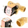 Solenoid Valve for water, 1/2" DC 12V Normally Closed Brass