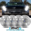 SJMYXCLW For 1958-1979 Lincoln Continental 5-3/4" 5.75" inch Headlights Hi/Low