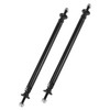 A ABSOPRO Bumper Splitter Support Rod Aluminum Alloy Black (Set