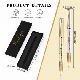 PerKoop 20 Sets Thank You Gifts Inspirational Ballpoint Pen with Box Christmas Appreciation Gifts Motivational Quote Pen Bulk for Employee Coworker Nurse Teacher Staff Office(Classic Colors,Thank You)