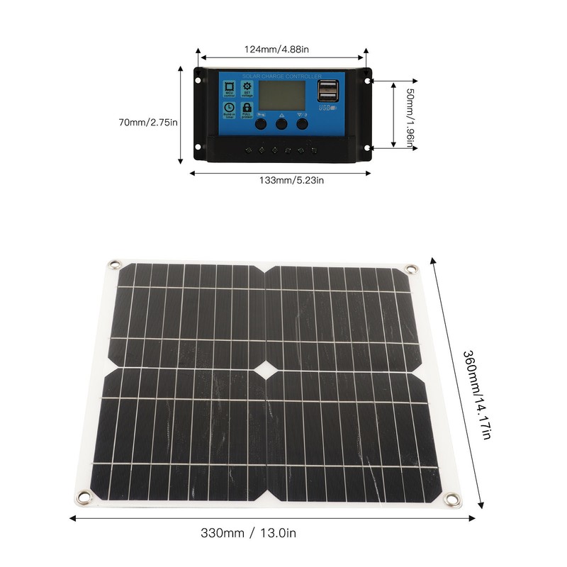 Solar Panel Monocrystalline Silicon Waterproof High Performance for RV Car