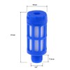 Pneumatic Silencer 1/8 Inch Plastic Set of 5 Industrial Quality
