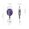 Heavy Duty Retractable Badge Reel with Carabiner Belt Clip Key