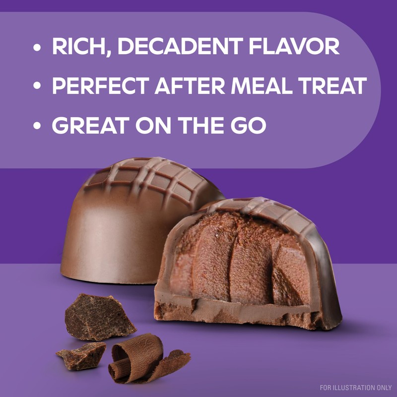 Atkins Endulge Milk Chocolate Truffles, Low Sugar, Low Carb, Keto
