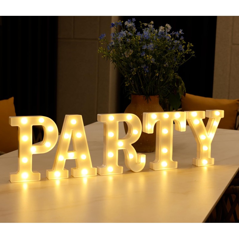 DyingSwan Small Led Marquee Letters, Light Up Letters, 8.58 Inch