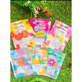 Gmai Pack De 20 Pzas Mascarilla Facial Hidratante Kawaii