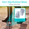 Vive Walking Cane Tips 2 Pack (3/4 Inch) - Non-Slip