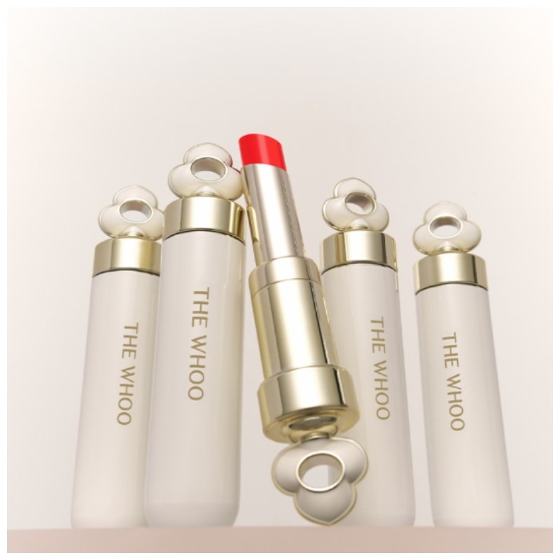 THE WHOO Essential Lip Glow Balm 3.3g, Color:33 Petal Pink