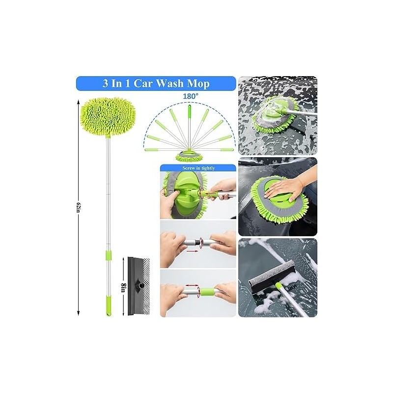 Juego de 32 cepillos para detalles de coche, kit de