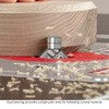 Ultra-Shear Chamfer Router Bits, 1/4 Shank, 45 Degree, Twin Pilot