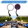 REPAIROCK 1 Set Motorcycle Rear View Mirrors Bar End Side