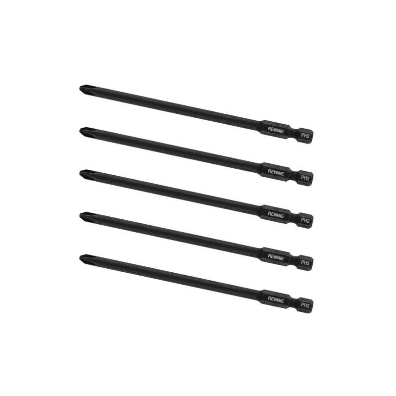 5 x Rennie Tools 116mm Long PH2 Compatible with Hilti