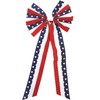 Black Duck Brand American Flag Patriotic Bows, Large 11.5 x