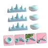 SAFIGLE 1Set Nail Brush Wash Cup with Nail Holders Durable