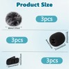 Maxqzin Microphone Windscreen Foam Cover, Mini Microphone Cover Furry Windscreen