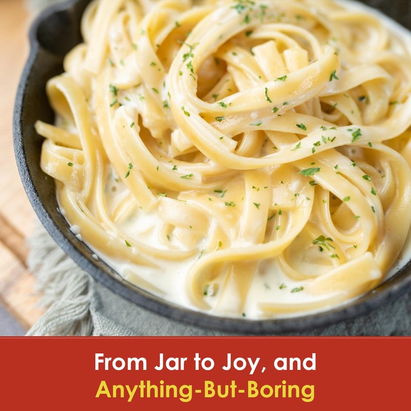 Dave's Gourmet Aged White Cheddar Alfredo Pasta Sauce - Rich