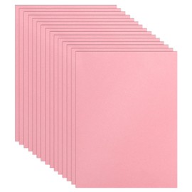 Guakicae 40 Sheets Candy Pink Cardstock 8.5 x 11 Scrapbooking Paper, 75lb Heavyweight Certificate Paper Card Stock for Wedding Invitations, School Crafting, Memus, Making Cards, Birthday Decorations