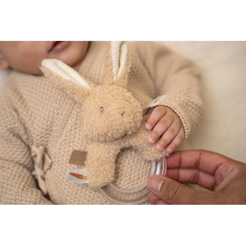 Little Dutch Baby Bunny 8852 Ring Rattle Rabbit Newborn Naturals