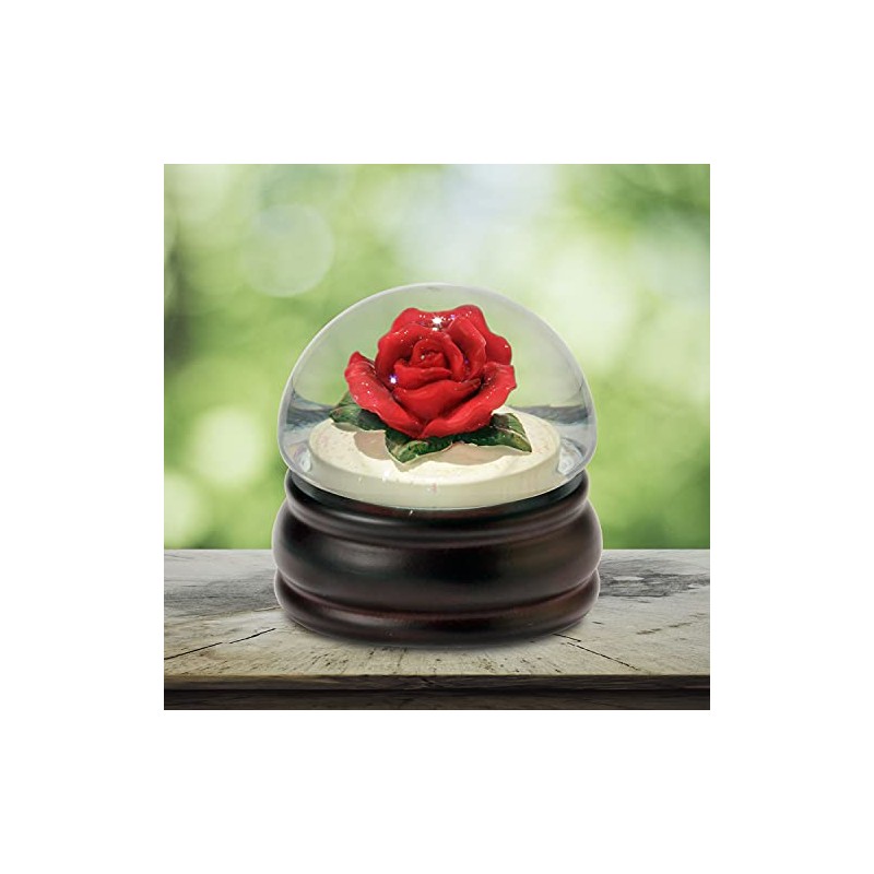 The San Francisco Music Box Company Red Rose Mushroom Water