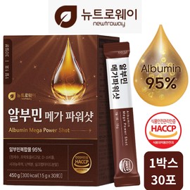 newtroway [On] Neutroway Albumin Mega Power Shot High Content Albumin Complex 95% Liquid Essence Stick 2 Boxes / [온] 뉴트로웨이 알부민 메가 파워샷 고함량 알부민 복합물 95% 액상 진액 스틱 2박스