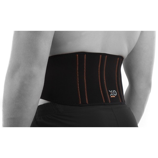 XO Kinetics - Premium Lower Back Lumbar Support Belt Brace - Best for Sport or Work related low back pain - Comfortable Adjustable Lightweight design suitable for Men & Women. 42-50 inch