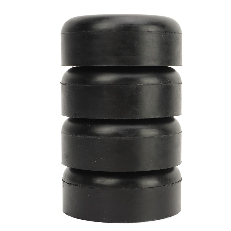 4PCS 2.5inch Trailer Ramp Door Rubber Bumper Round with Hole