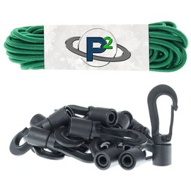 Paracord Planet Shock Cord Kits – DIY Bungee Cords & Tie-Downs – Choose from 5, 10, and 20 Feet Lengths – Rainbow of Colors Available