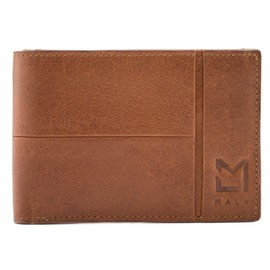 Mala Leather Bloomsbury Collection Leather Wallet RFID Blocking 1050_17 Tan