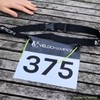 Adjustable Elastic Triathlon, Marathon, Running Sports Number Belt with Clip
