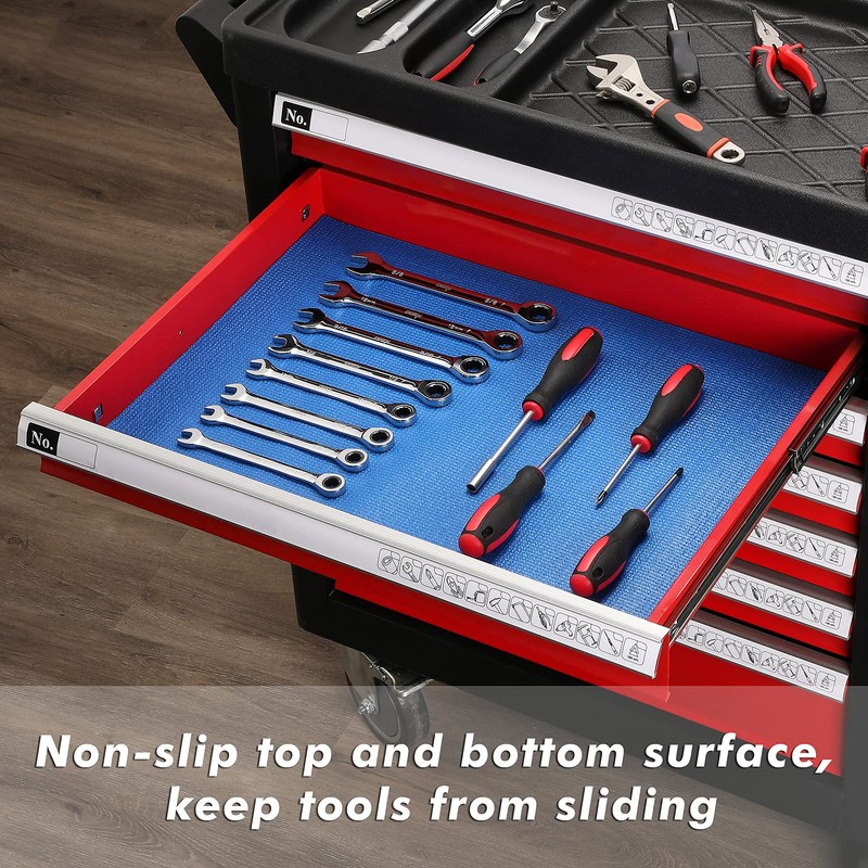 CASOMAN Professional Grade High Grip Tool Box Liner, Drawer Liner,