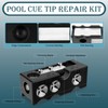 Zyrqon 11-in-1 Billiards Pool Cue Tips Replacement Kit, Pool Cue